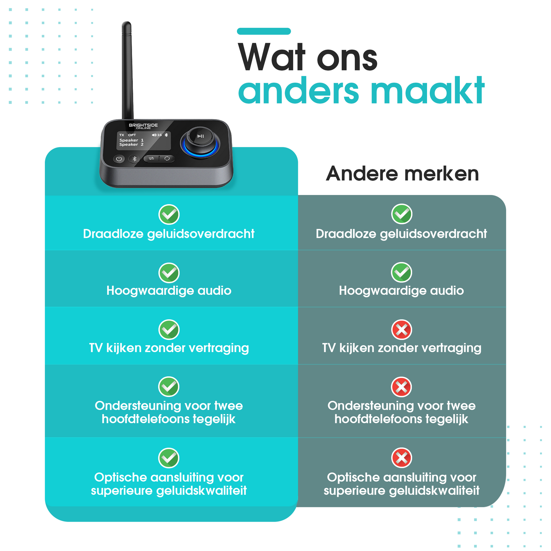 Bluetooth ontvanger en zender 6
