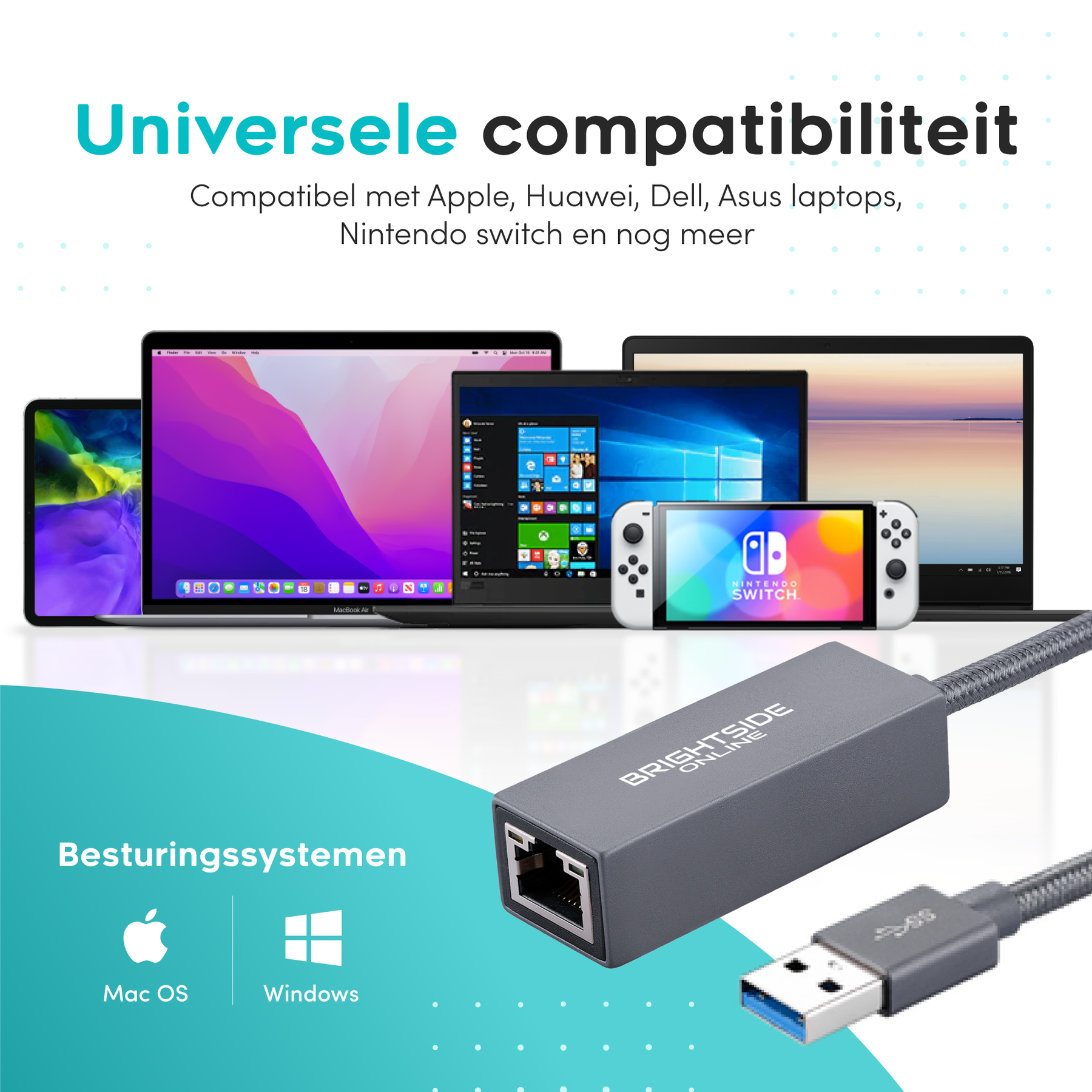 Ethernetnaarusbgeschiktvoormacosenwindows