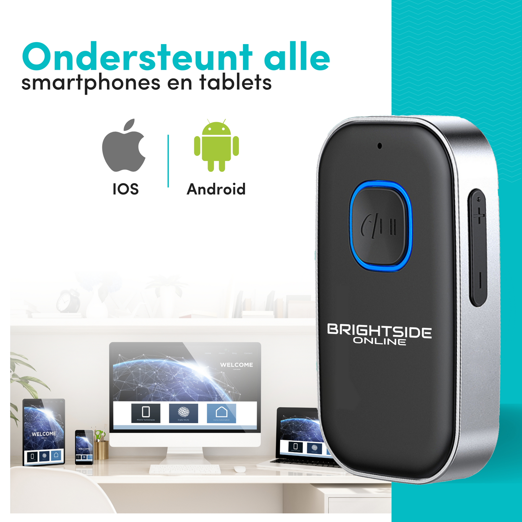 Bluetoothreceivervoorappleenandroid