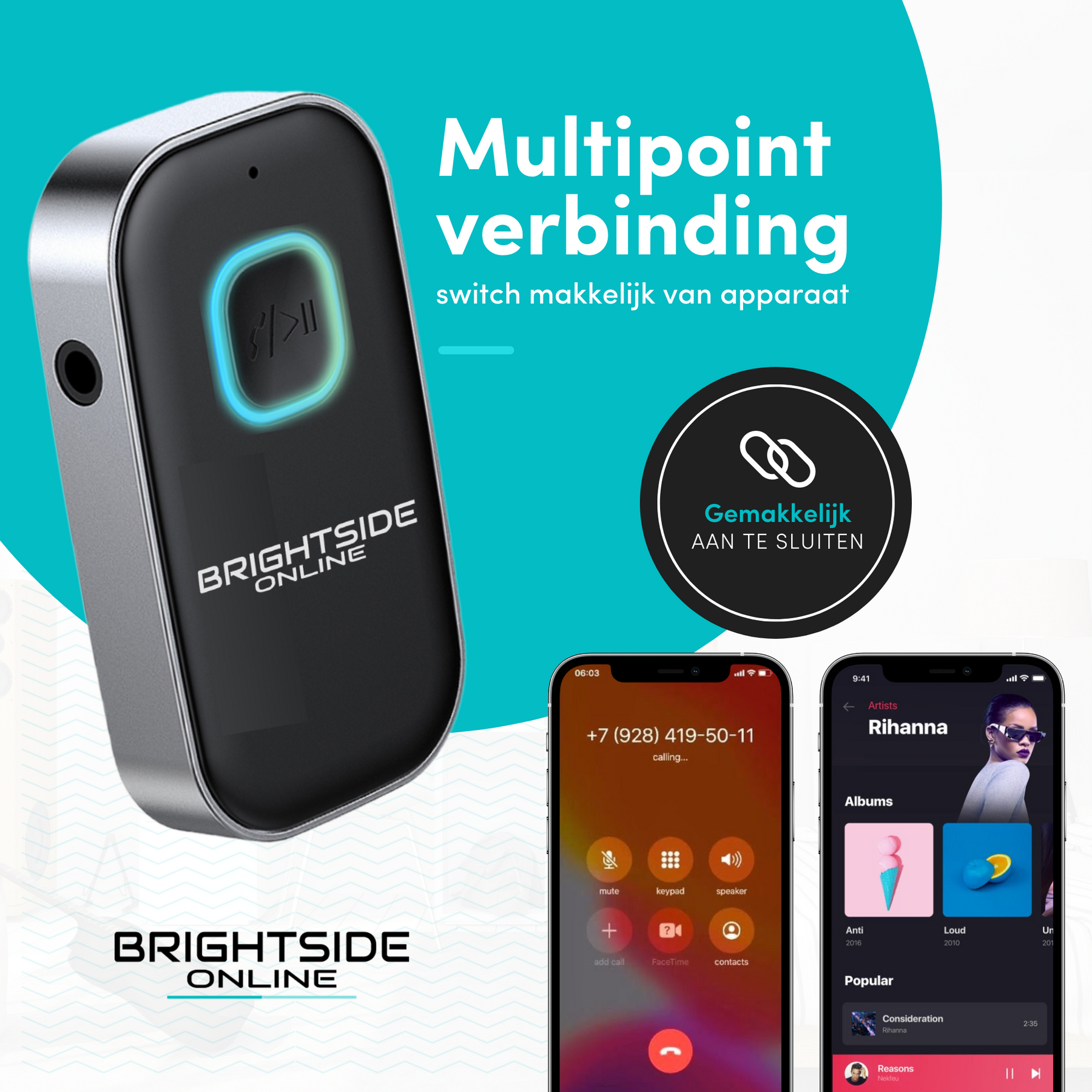 Multiverbindingbluetoothontvanger